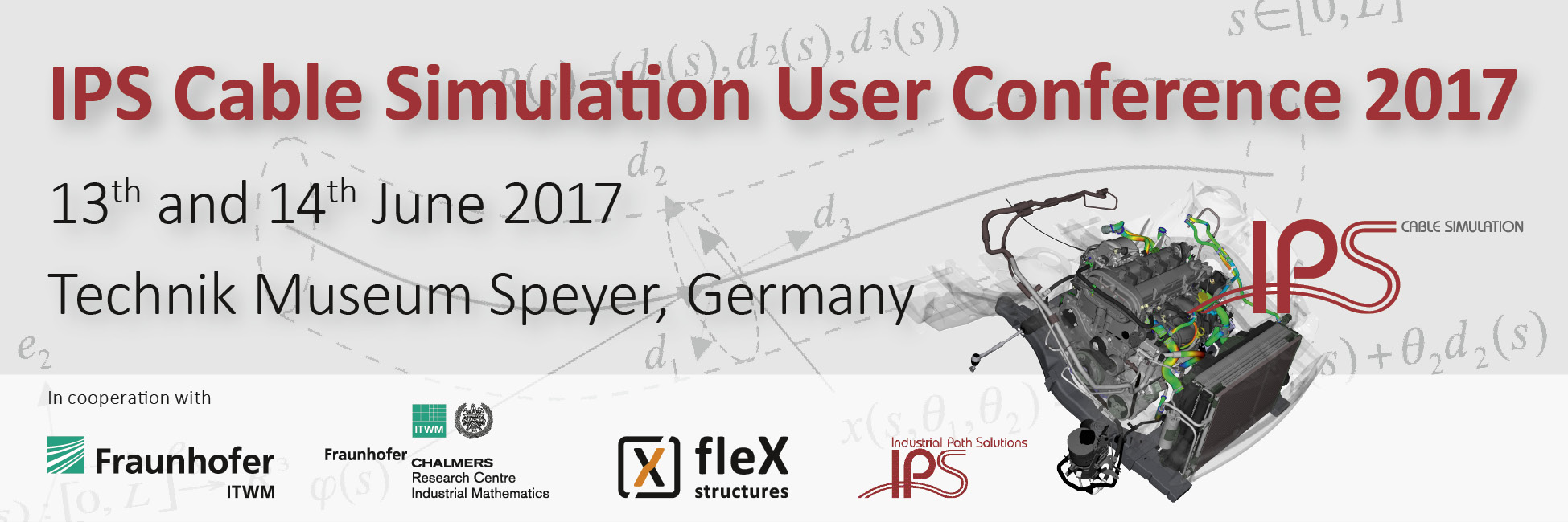 IPS Cable Simulation Conference 2017 flexstructures GmbH Kaiserslautern